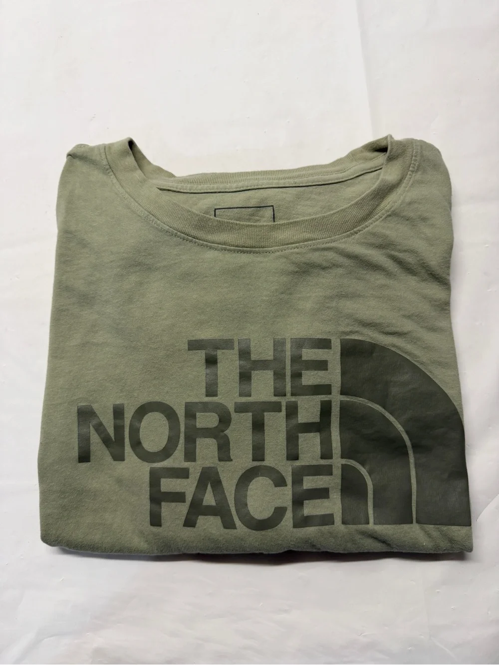The‎ North Face Olive Green Long Sleeve Graphic Tee